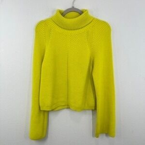 Maeve Vibrant Yellow Cowl Neck Sweater